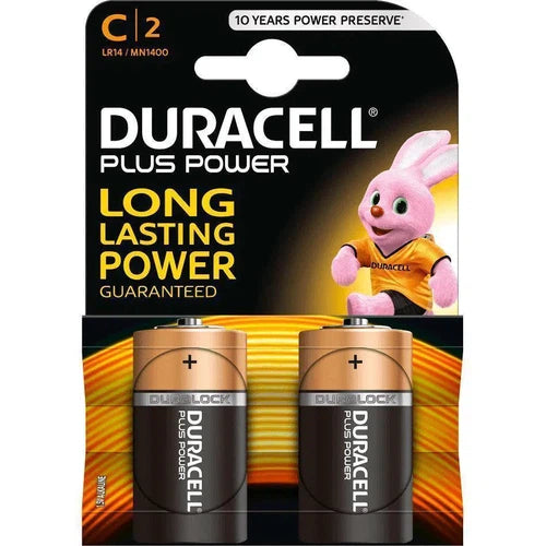 Battery 1.5𝑉 C Duracell Plus-𝑝/2-