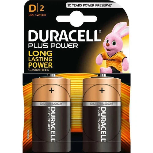 Battery 1.5𝑉 D Duracell Plus-𝑝/2-