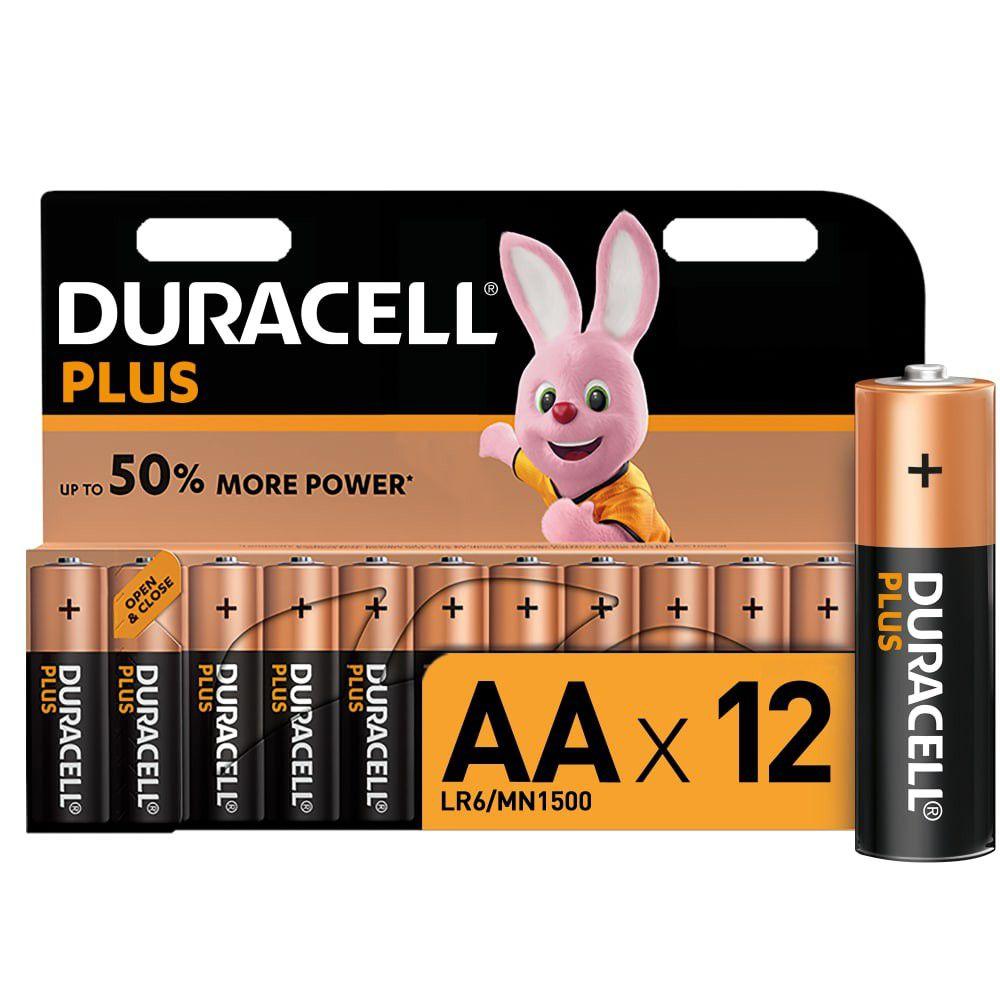 Battery 1.5𝑉 AA Duracell Plus-Batteries-Duracell-12 Pack-diyshop.co.za