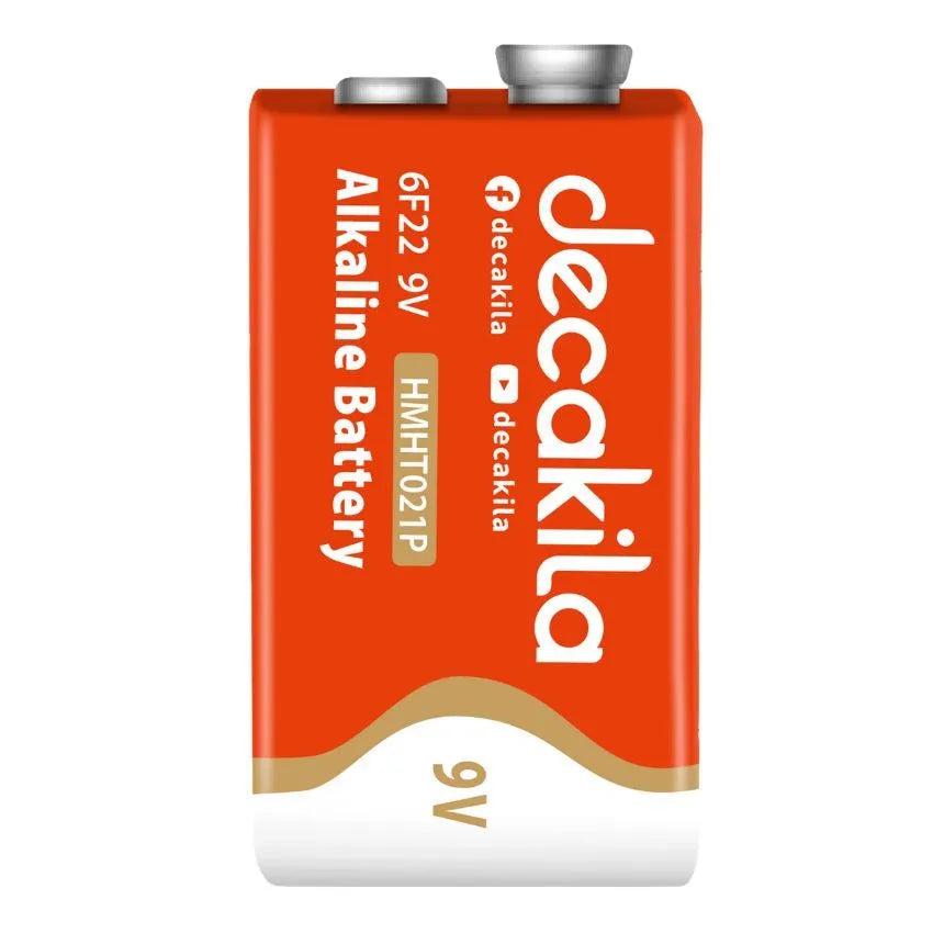 Battery 9𝑉 PP3 Alkaline decakila-each
