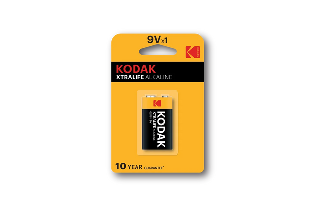 Battery 9𝑉 PP3 Alkaline KODAK-each