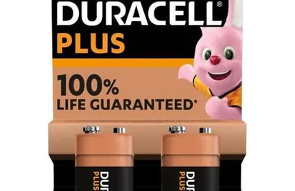 Battery 9𝑉 PP3 Duracell Plus-2 Pack