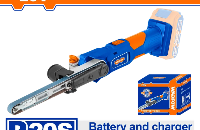 Belt Sander Mini Cordless 𝑃20ˢ WADFOW-Tool Only-
