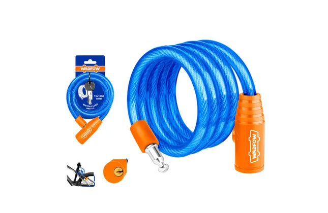 Bicycle Cable Lock WADFOW-⌀15 x 𝐿1200𝑚𝑚