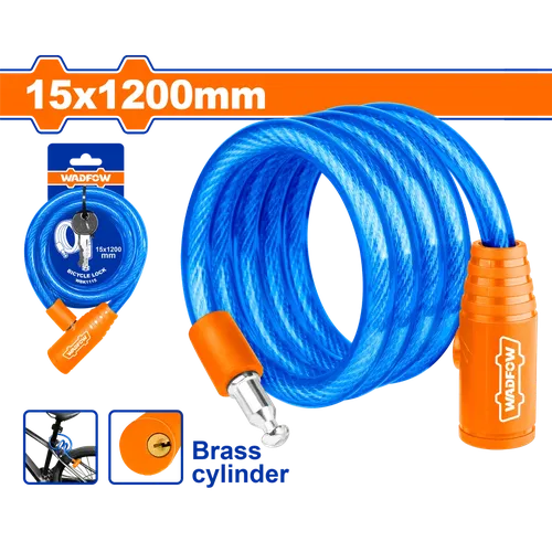 Bicycle Cable Lock WADFOW-⌀15 x 𝐿1200𝑚𝑚-