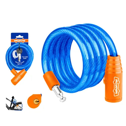 Bicycle Cable Lock WADFOW-⌀15 x 𝐿1200𝑚𝑚-