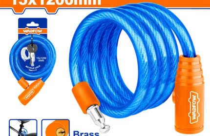 Bicycle Cable Lock WADFOW-⌀15 x 𝐿1200𝑚𝑚-