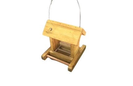 Bird Feeder Wood with Perspex-Small (𝑤20x𝐷21xℎ21𝑐𝑚)