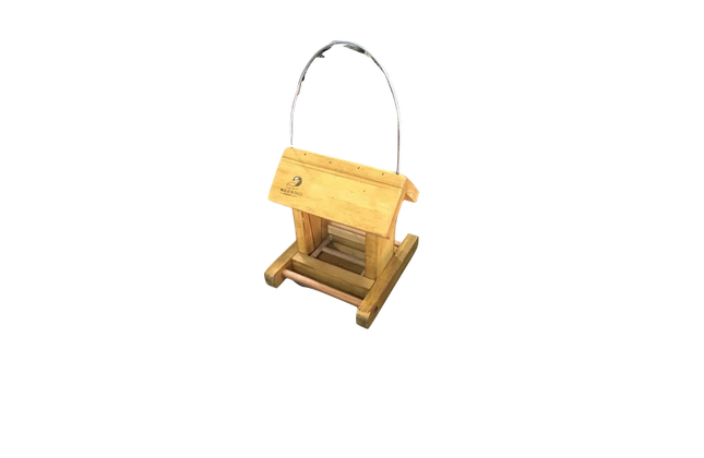 Bird Feeder Wood with Perspex-Small (𝑤20x𝐷21xℎ21𝑐𝑚)