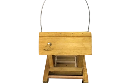Bird Feeder Wood with Perspex-Small (𝑤20x𝐷21xℎ21𝑐𝑚)-