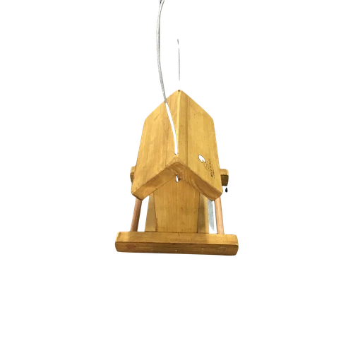 Bird Feeder Wood with Perspex-Small (𝑤20x𝐷21xℎ21𝑐𝑚)-