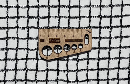Bird Netting PE Knittex »-Black-ƒ15x15𝑚𝑚 x 𝑤3 x 𝑝/𝑚eter
