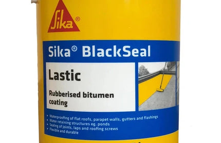 Bitumen BlackSeal-Lastic Sika-5ℓ-Black