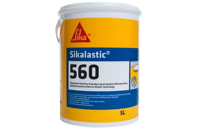 Bitumen & Torchon Overcoat Sikalastic®-560-Grey-5ℓ