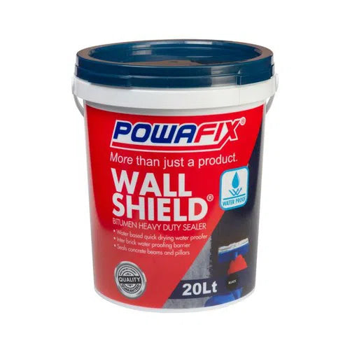 Bitumen Wall Shield Powafix-20ℓ-Black-