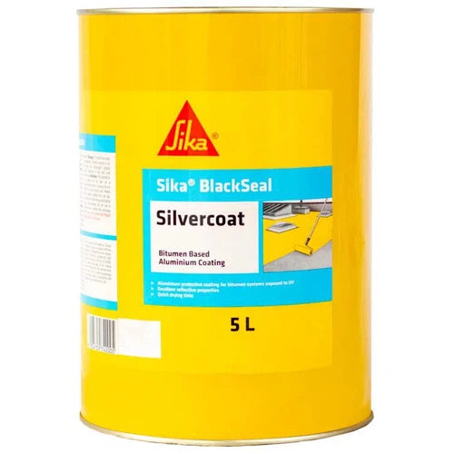 BlackSeal SilverCoat Sika-Waterproofing-Sika-5ℓ-Silver-diyshop.co.za