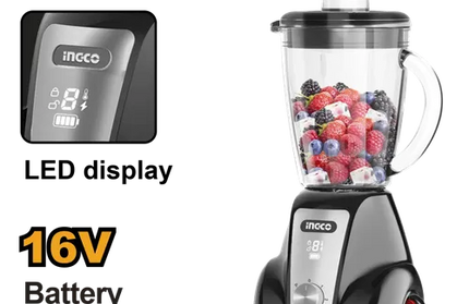 Blender 1.5ℓ Cordless 𝑀16 iNGCO/decakila-Tool Only-