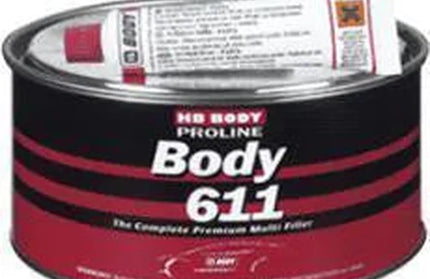Body Filler 611 HB-1kg+20g Paste-Gray