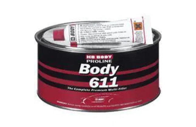 Body Filler 611 HB-1kg+20g Paste-Gray
