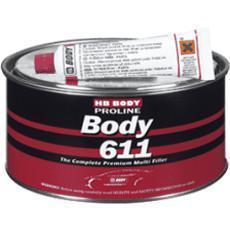 Body Filler 611 HB-Fillers-HB Body-1kg+20g Paste-Grey-diyshop.co.za