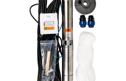 Borehole Motor 4" 230𝑉 + Wet End KIT Pascali-0.55𝑘𝑊/1.8𝑚³ℓ𝑝𝒉/𝐻72𝑚/Cable 50𝑚