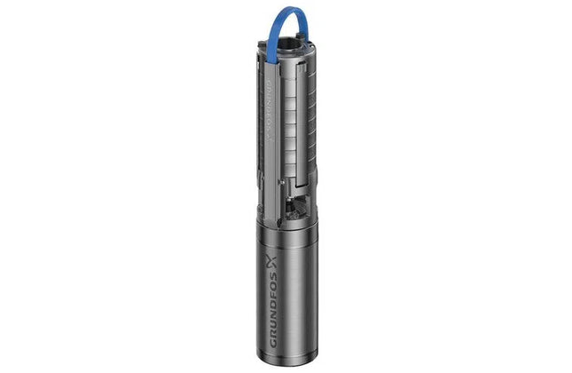 Borehole Motor 4" 230𝑉 + Wet End SP Grundfos-SP 3A-18 1.1𝑘𝑊/3𝑚³ℓ𝑝𝒉/𝐻80𝑚/