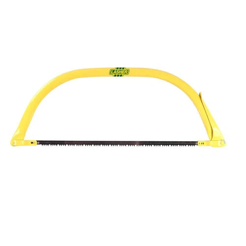 Bow Saw Complete Heavy Duty Yellow Lasherⓓ-750𝑚𝑚-