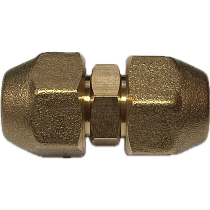 Brass Flare Union with Nuts-1/4"-
