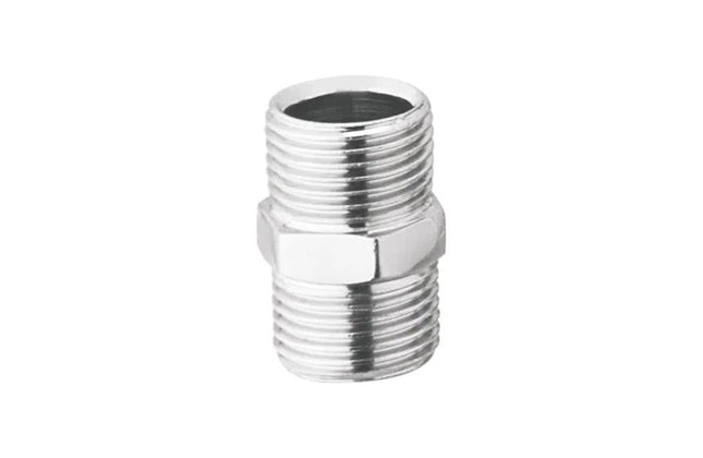 Brass Hex Nipple-1/2" x 1/2"