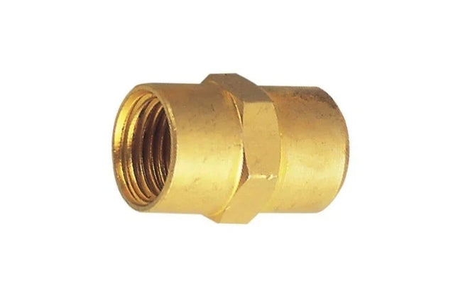 Brass Socket FxF-1/8" x 1/8"