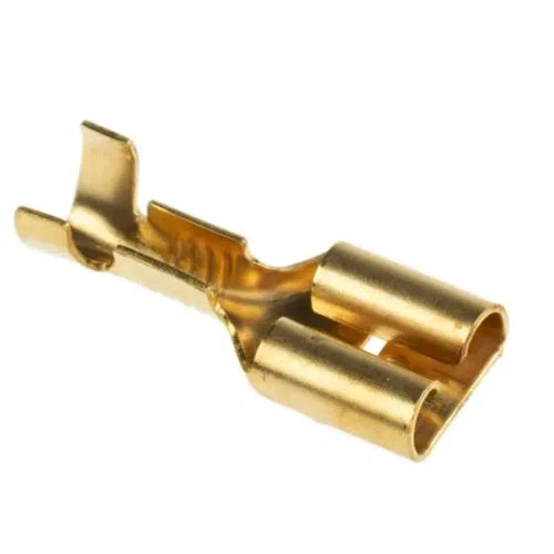 Brass Terminal Disconnect Female 6.4mm »-Wire Terminals & Connectors-3D-diyshop.co.za