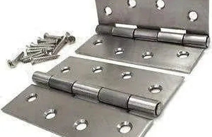 Butt Hinge Bright Steel Pair-𝐿100x𝑇1.6𝑚𝑚