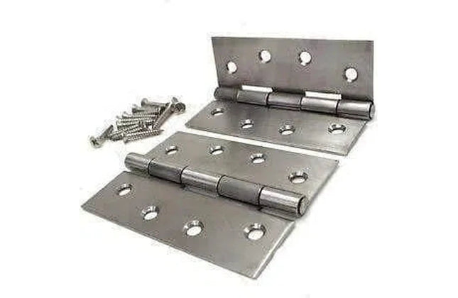 Butt Hinge Bright Steel Pair-𝐿100x𝑇1.6𝑚𝑚