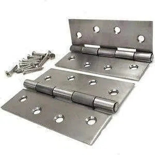 Butt Hinge Bright Steel Pair-𝐿100x𝑇1.6𝑚𝑚-