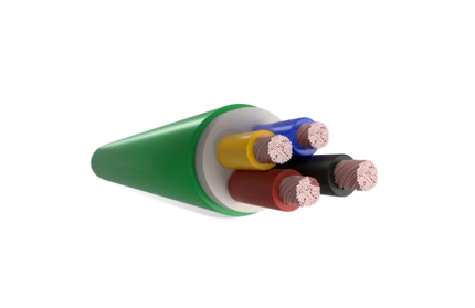 Cable Borehole Round 4 Core 𝑝/𝑚eter »-1.5𝑚𝑚²-Green