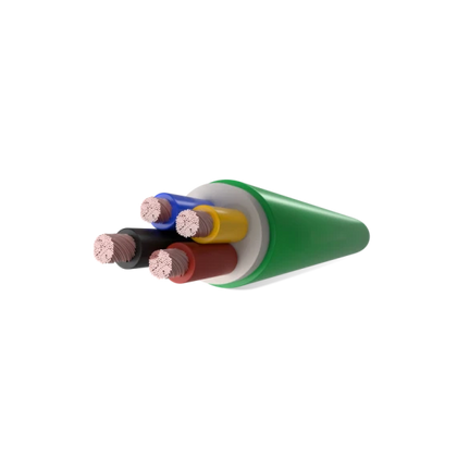 Cable Borehole Round 4 Core 𝑝/𝑚eter »-1.5𝑚𝑚²-Green-