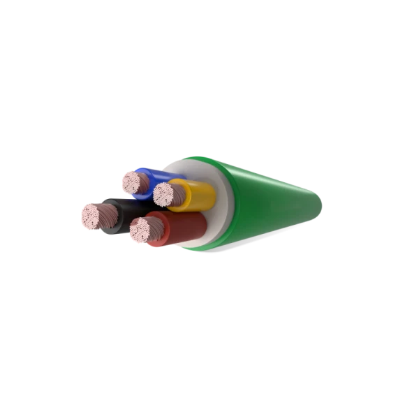 Cable Borehole Round 4 Core 𝑝/𝑚eter »-1.5𝑚𝑚²-Green-