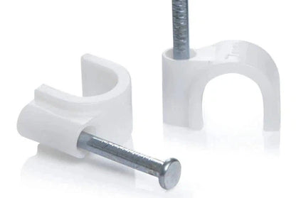 Cable Clips Round-5mm-𝑝/100