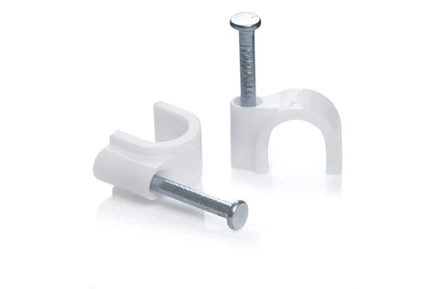 Cable Clips Round-5mm-𝑝/100