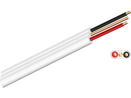Cable Flat Twin & Earth »-1.5𝑚𝑚²-𝑝/𝑚eter-White