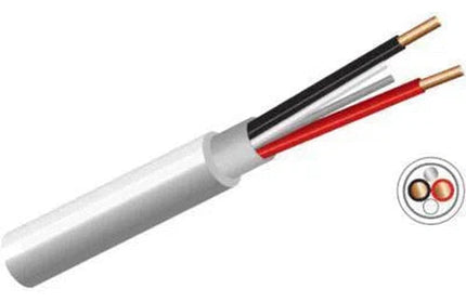 Cable Surfix 2+E Round 𝑝/𝑚eter »-4.0𝑚𝑚²-White