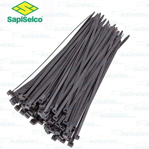 Cable Tie Nylon Premium SapiSelco-𝐿104 x 𝑤2.5mm-Black-𝑝/100