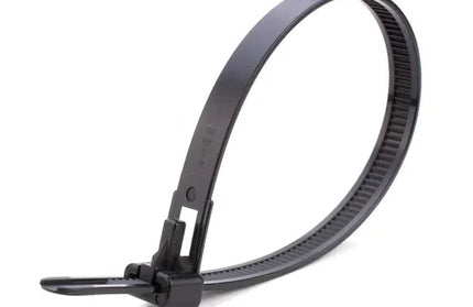 Cable Tie Nylon Re-Sealable-𝐿200 x 𝑤4.5𝑚𝑚(15Pack)-Black