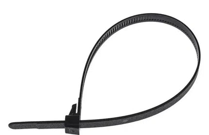Cable Tie Nylon Re-Sealable-𝐿200 x 𝑤4.5𝑚𝑚(15Pack)-Black-