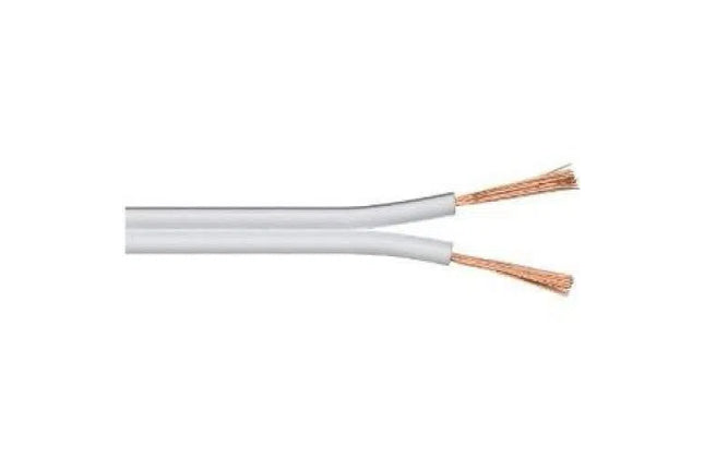 Cable Twin Flex 𝑝/𝑚eter »-0.5mm²-White