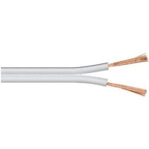 Cable Twin Flex 𝑝/𝑚eter »-Cables-Private Label Electrical-0.5mm²-White-diyshop.co.za