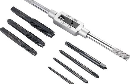 Carbon Steel Tap Industrial Set 8pc Tork Craft-Default Title