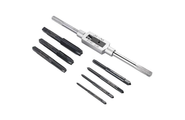Carbon Steel Tap Industrial Set 8pc Tork Craft-Default Title