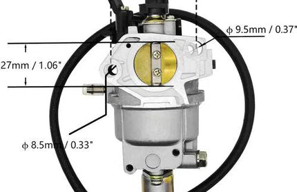Carburetor G P27-2D for Small Engines & Generators-