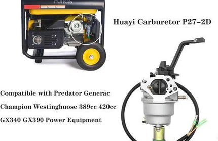 Carburetor G P27-2D for Small Engines & Generators-